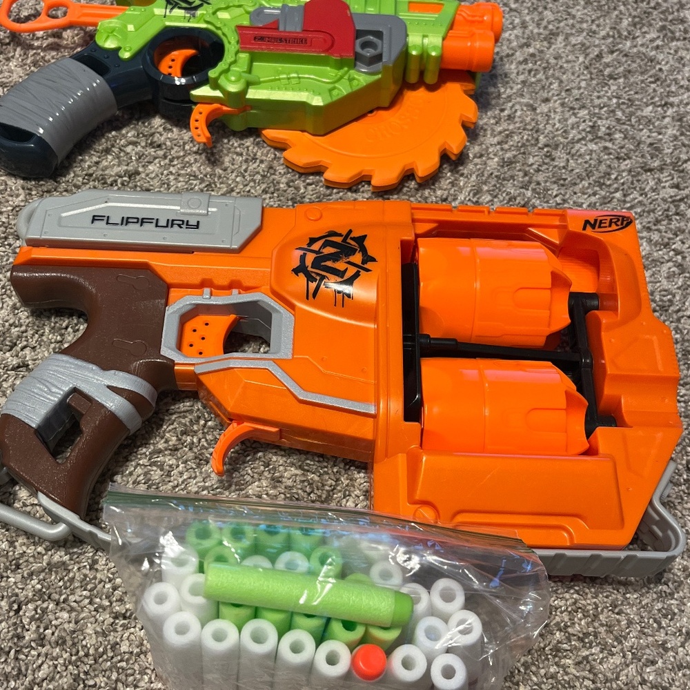 Lot of Nerf guns